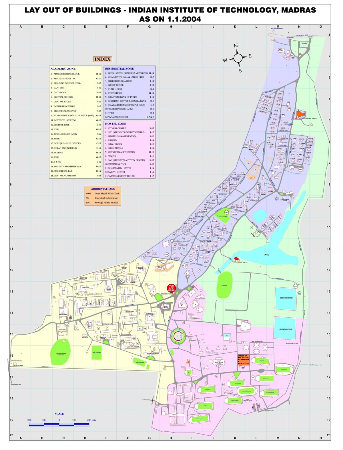иит Chennai xəritə