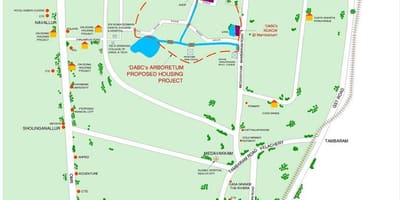Велачери Chennai xəritə
