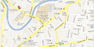 Anna Салаи şəhərin Chennai xəritə