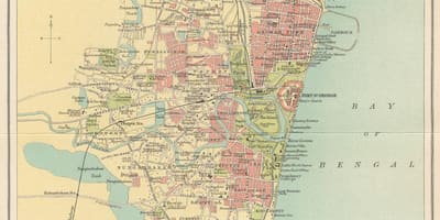 Köhnə xəritəsi Chennai