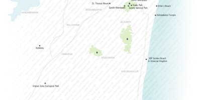 Turizm xəritəsi Chennai